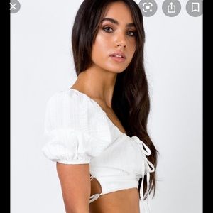 Princess polly puff sleeve top